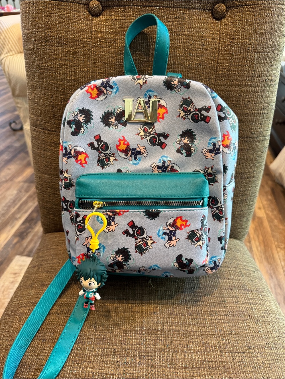 Bioworld my hero academia mini backpack with character keychain